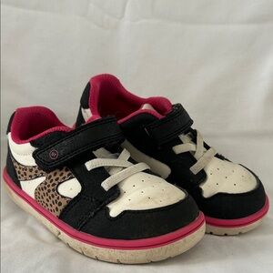 Stylish Kids Shoes with Pink and Black Accents